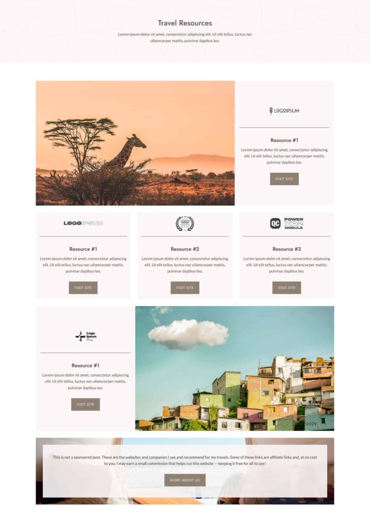 Travel Resources